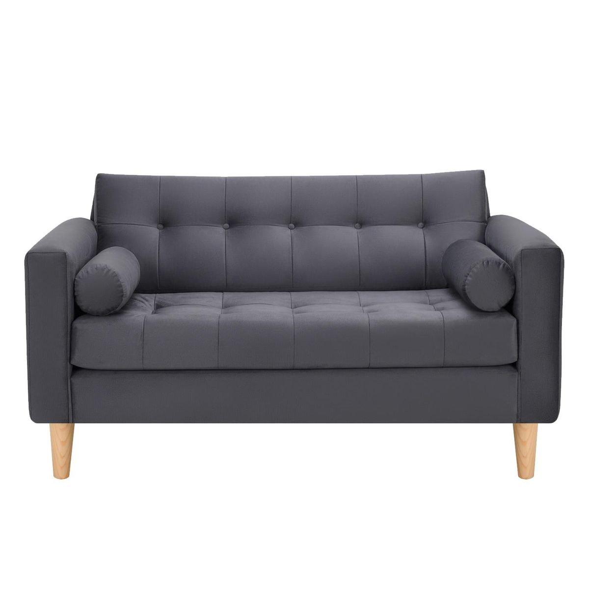 BODEVIR - Sofa Retro 2C Felpa 05 Gris
