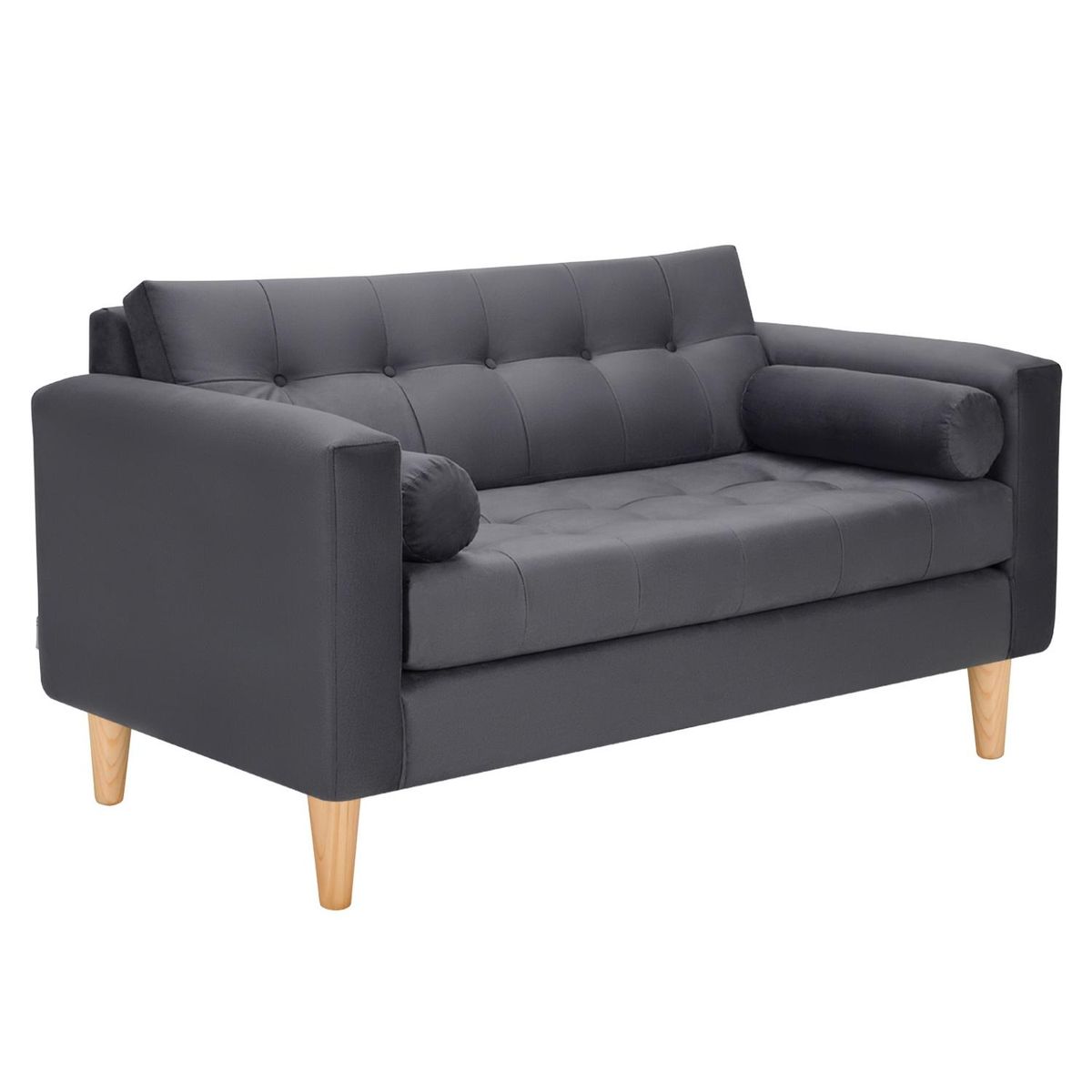 BODEVIR - Sofa Retro 2C Felpa 05 Gris