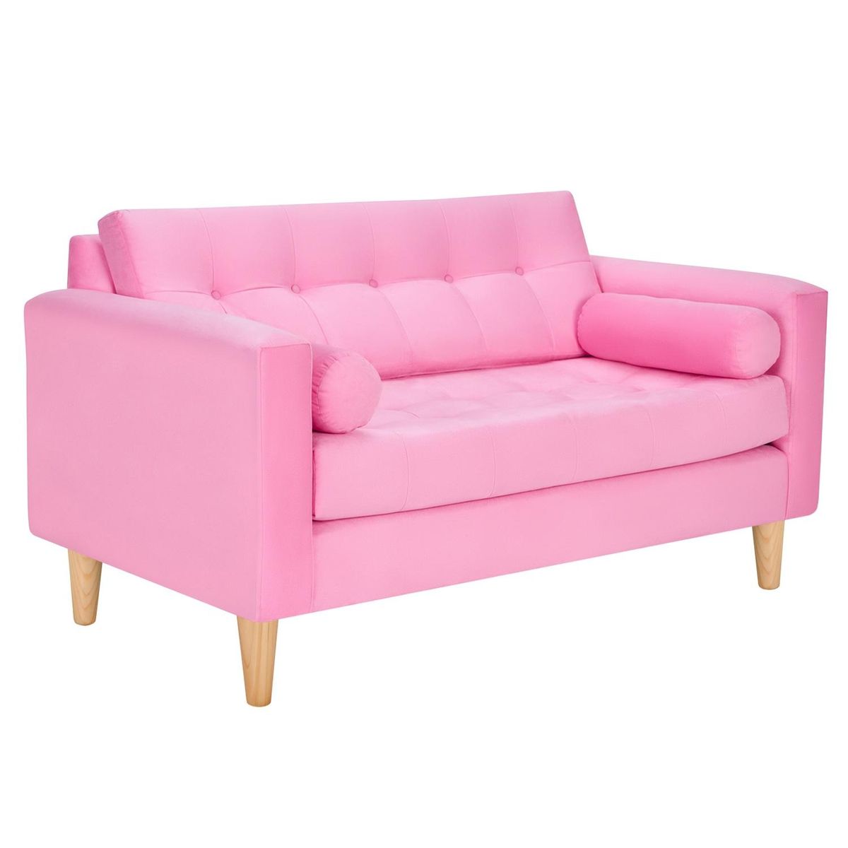 BODEVIR - Sofa Retro 2C Felpa 05 Rosado
