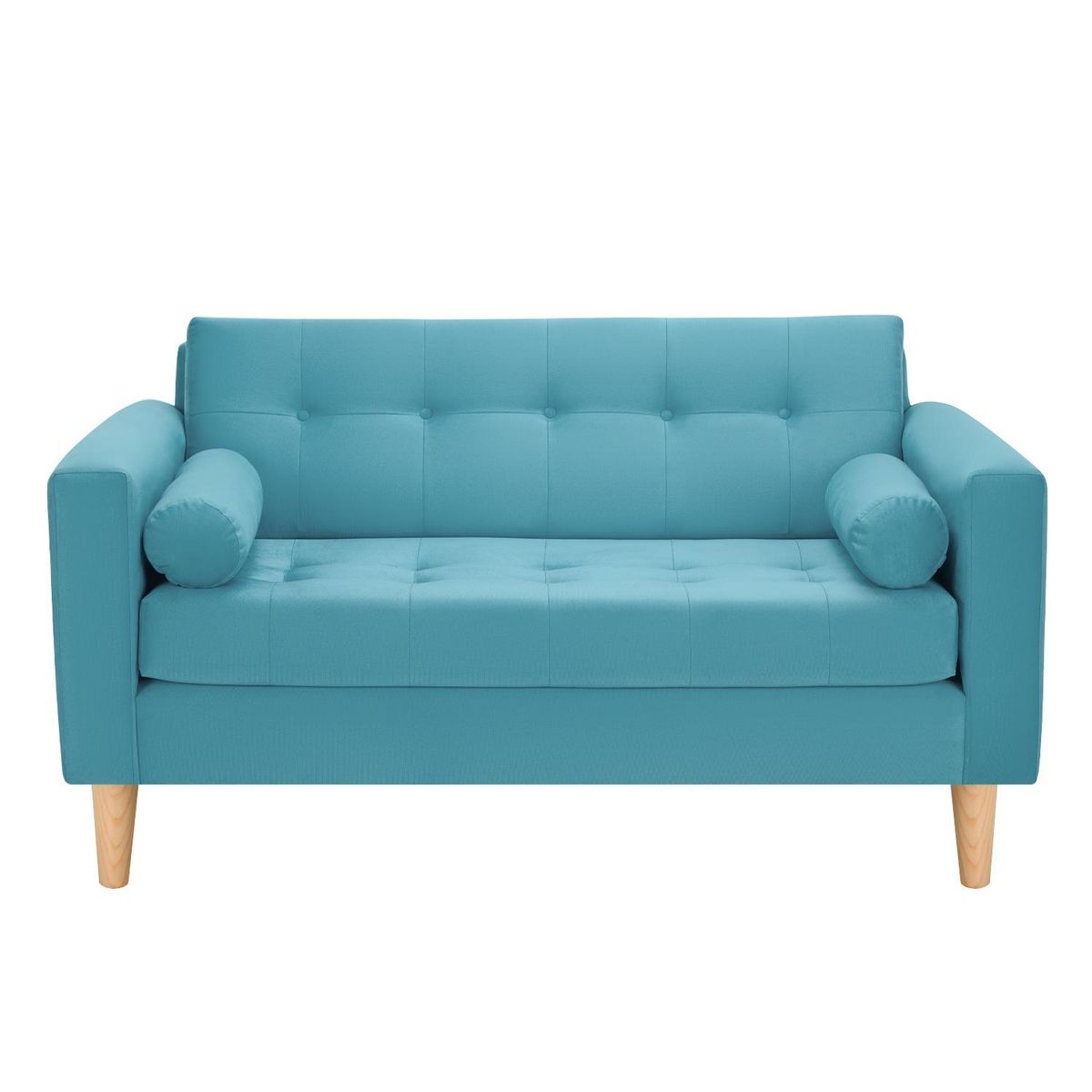 BODEVIR - Sofa Retro 2C Felpa 05 Turquesa