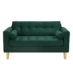BODEVIR - Sofa Retro 2C Felpa 05 Verde Botella
