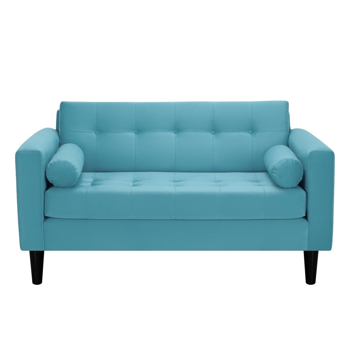 BODEVIR - Sofa Retro 2C+1+1 Felpa 00 Turquesa