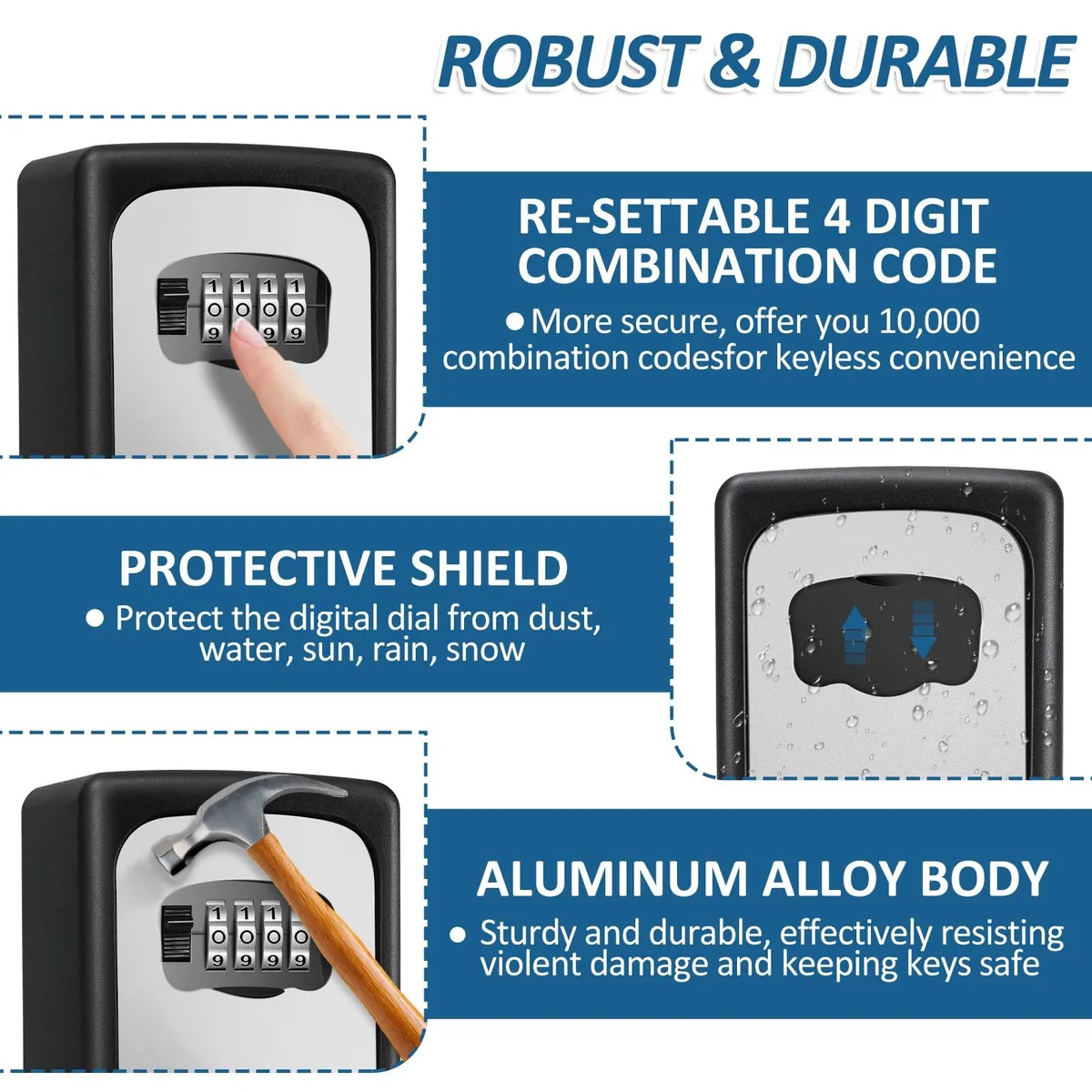 BITART - Caja Seguridad Para Llaves Con Clave