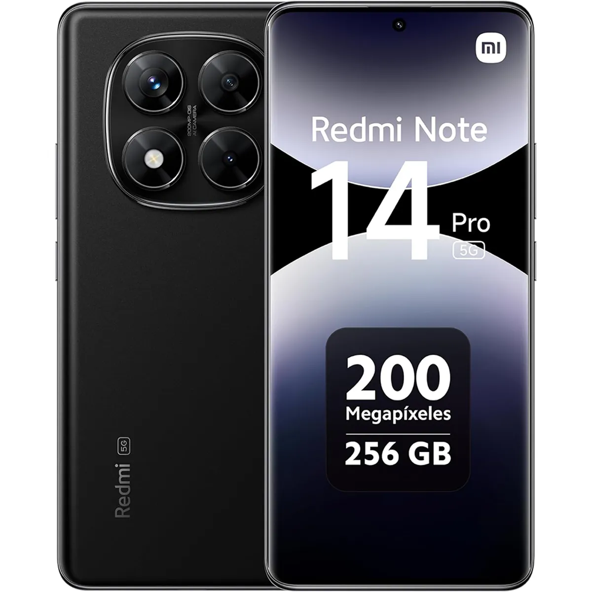 XIAOMI - Teléfonn Xiaomi Redmi Note 14 Pro 5G 8GB 256GB Dual Sim Negro-CHN 24090RA29G