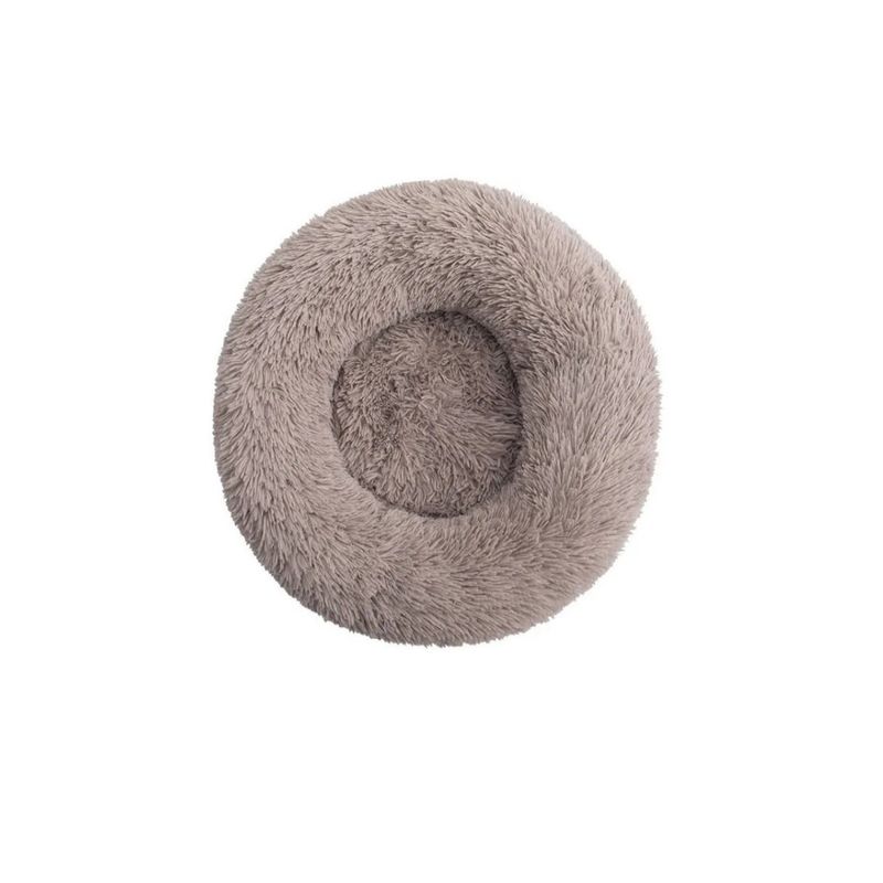 GENERICO - Cama De Felpa Antiestrés Para Gatos 60cm Grey