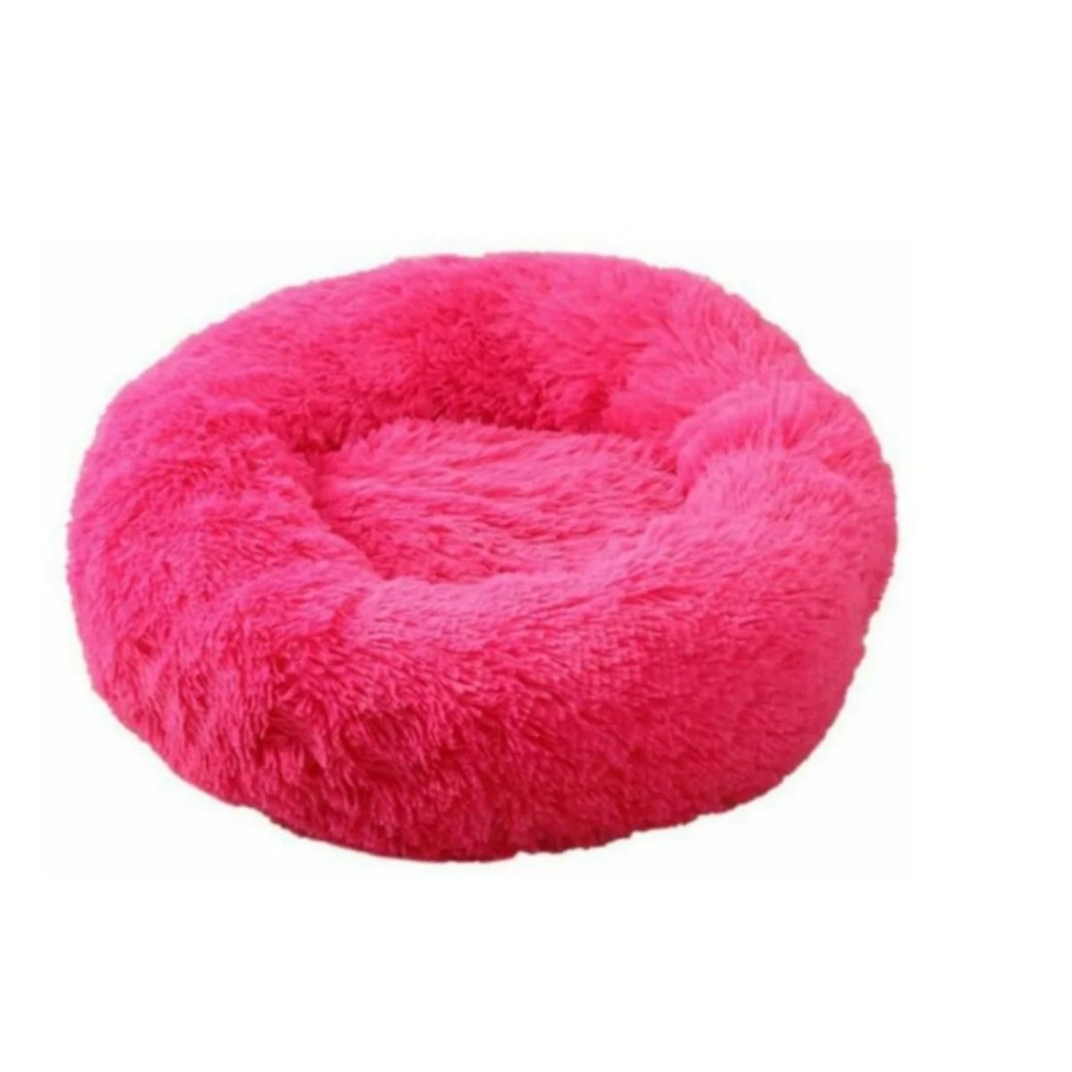 GENERICO - Cama De Felpa Antiestrés Para Gatos 60cm Rosa Fuerte