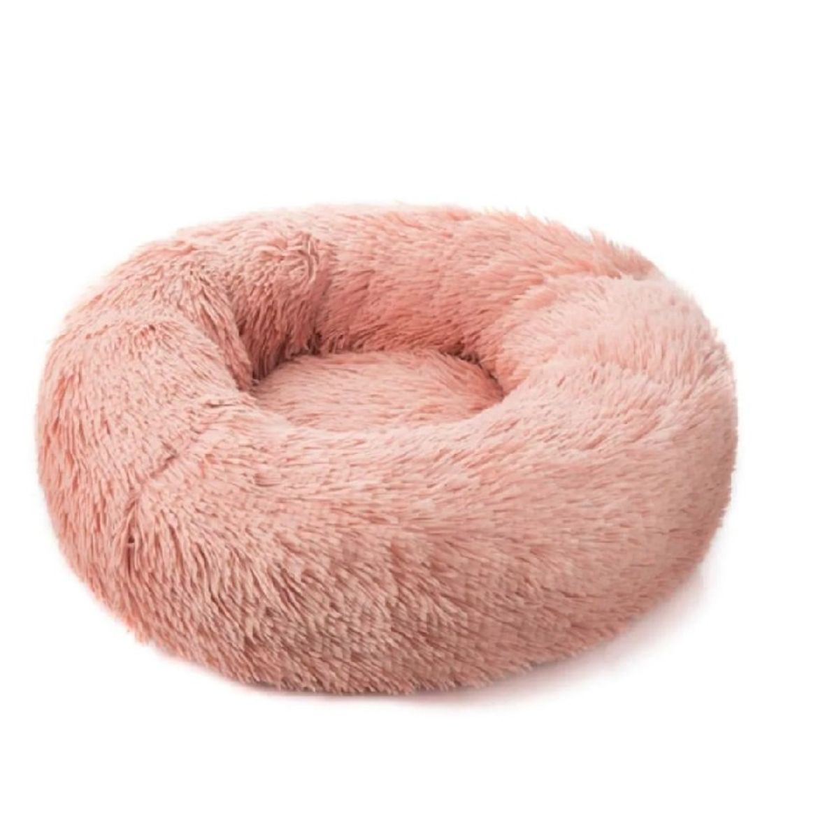 GENERICO - Cama De Felpa Antiestrés Para Gatos 60cm Rosa Palido