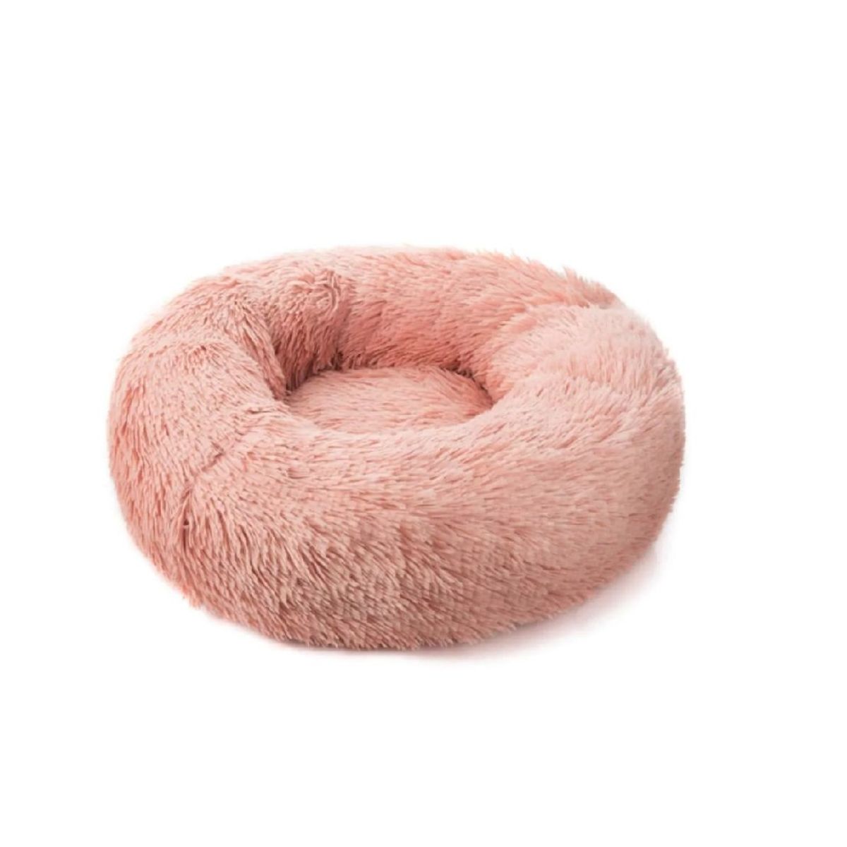 GENERICO - Cama De Felpa Antiestrés Para Gatos 60cm Rosa Palido