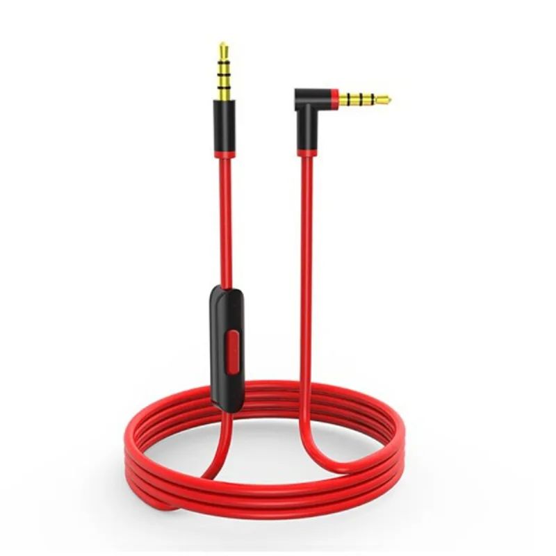 GENERICO - Cable Compatible con Audífonos Beats Studio Solo - Rojo