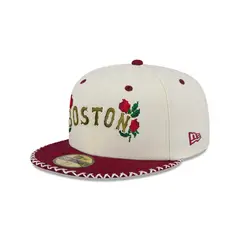 NEW ERA - Gorra 59Fifty MLB Boston Red Sox Novelty Stitch White