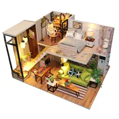 GENERICO - Book Nook Casa Miniatura 3D Nordic