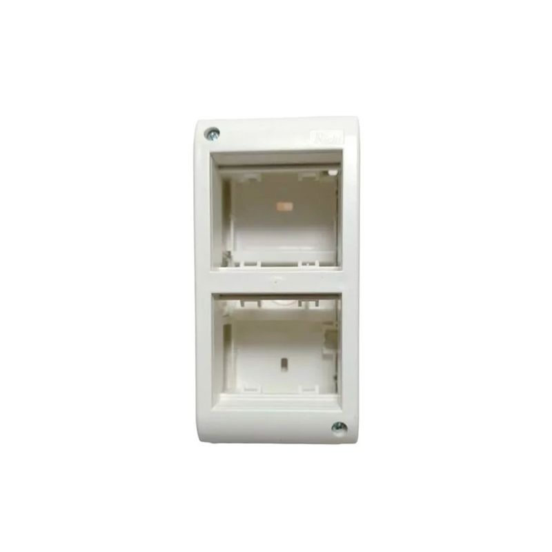 GENERICO - Caja Porta bastidor Richi Quantum BOX 4 módulos/Blanco
