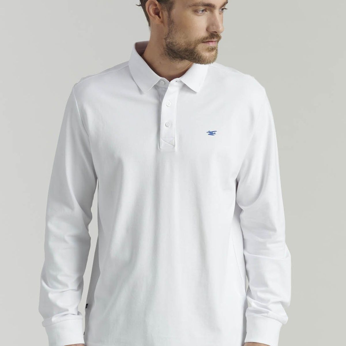 FEROUCH - Polera Básica  Dakota Fr Blanco Ferouch