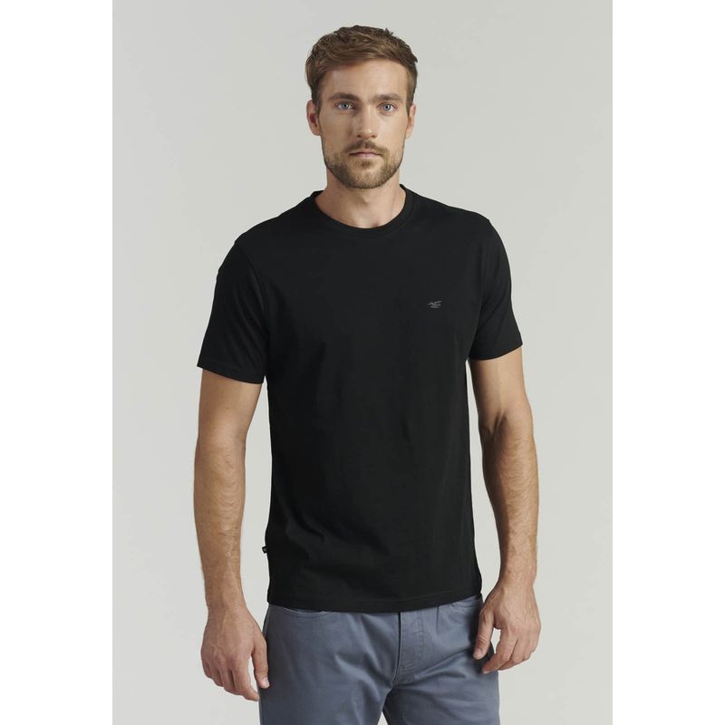 FEROUCH - Polera Básica  Maine Fr Negro Ferouch