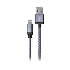 PHILIPS - CABLE COMPATIBLE CON IPHONE 1.2 MTS TRENZADO GRIS OPEN BOX