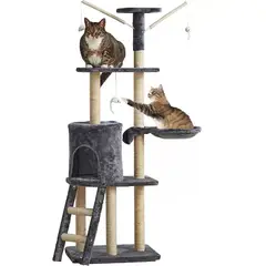 MUNDO MAGIA - Rascador con Hamaca para Gatos Modelo Hermoso