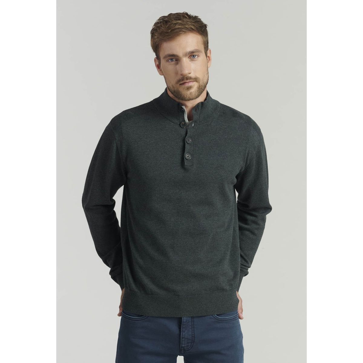 FEROUCH - Sweater Bristol F Business Gris Ferouch