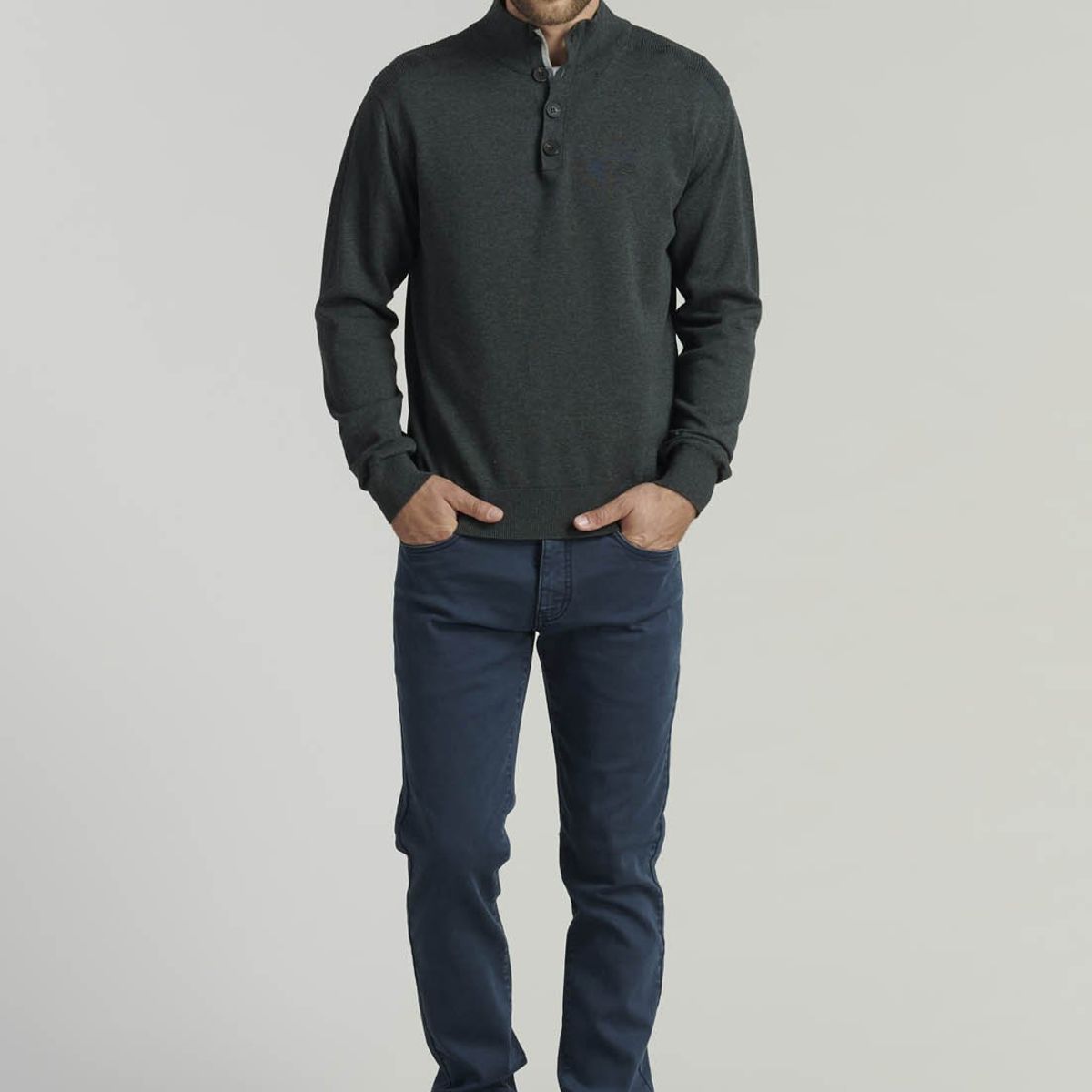 FEROUCH - Sweater Bristol F Business Gris Ferouch