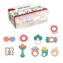 GENERICO - Set 10 De Lindo Sonajeros Y Pelota Para Bebés