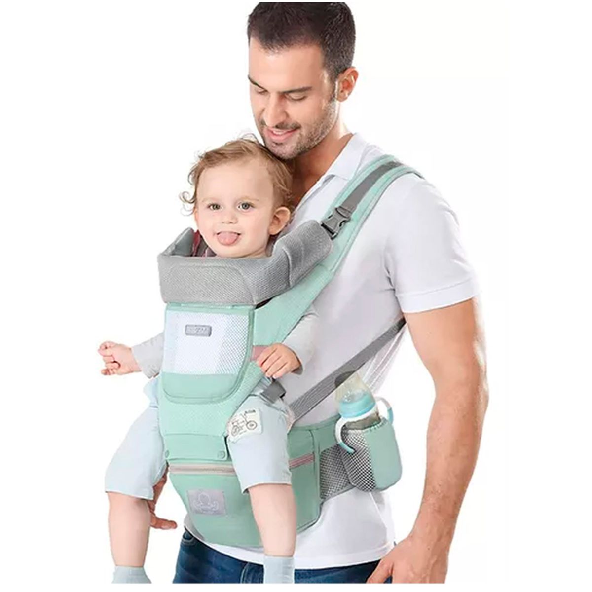 ESHOPANGIE - Mochila Porta Bebes Ergonómica Asiento Multifuncional 6 En 1