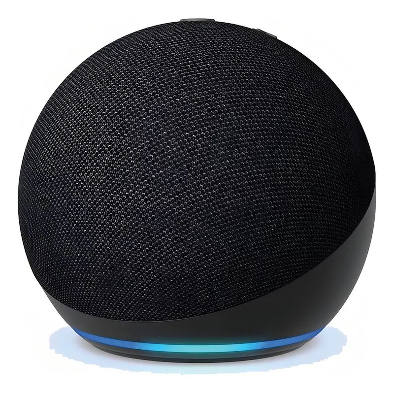 AMAZON - Amazon Echo Dot 5th Gen Con Asistente Virtual Alexa Negro  Color Negro