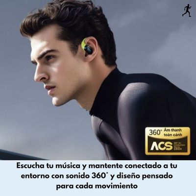 Imagen 2 del producto Audífonos Deportivo Inalambrico TWS ENC IPX TS19 Negro