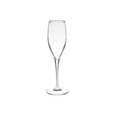 GENERICO - Set de 6 Copas Champagne Cristal Premium Bormioli Italia 250ml