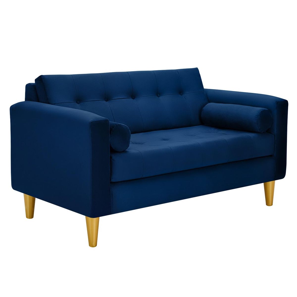 BODEVIR - Sofa Retro 2C Felpa 01 Azul Marino