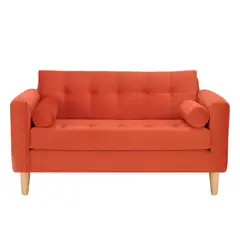 BODEVIR - Sofa Retro 2C Felpa 05 Naranja