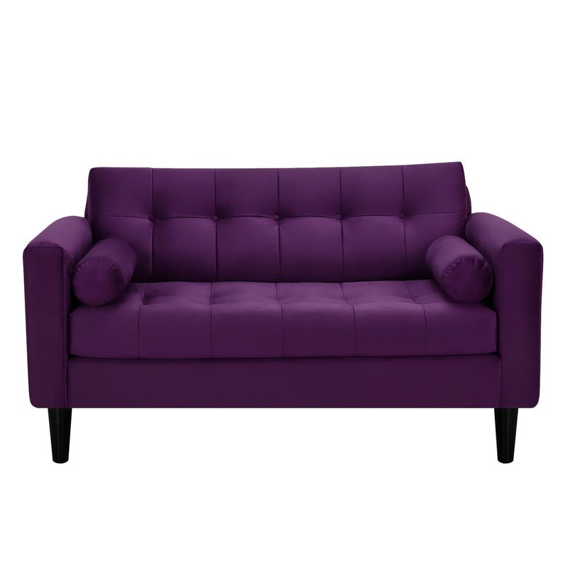 BODEVIR - Sofa Retro 2C Felpa 00 Morado
