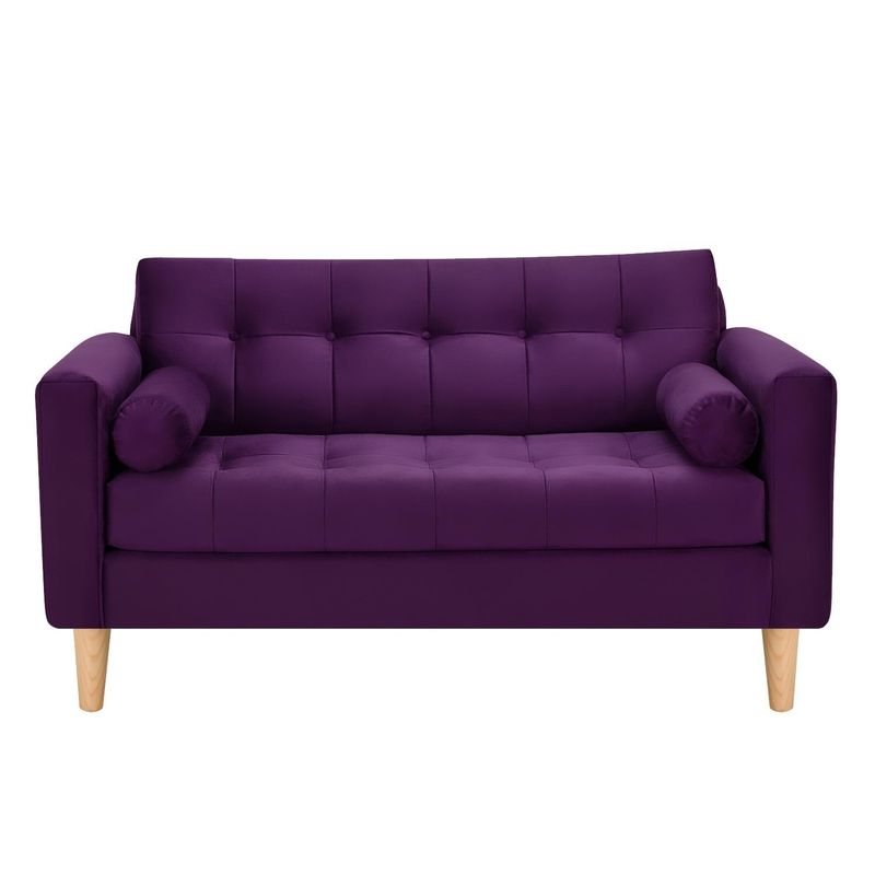 BODEVIR - Sofa Retro 2C Felpa 05 Morado
