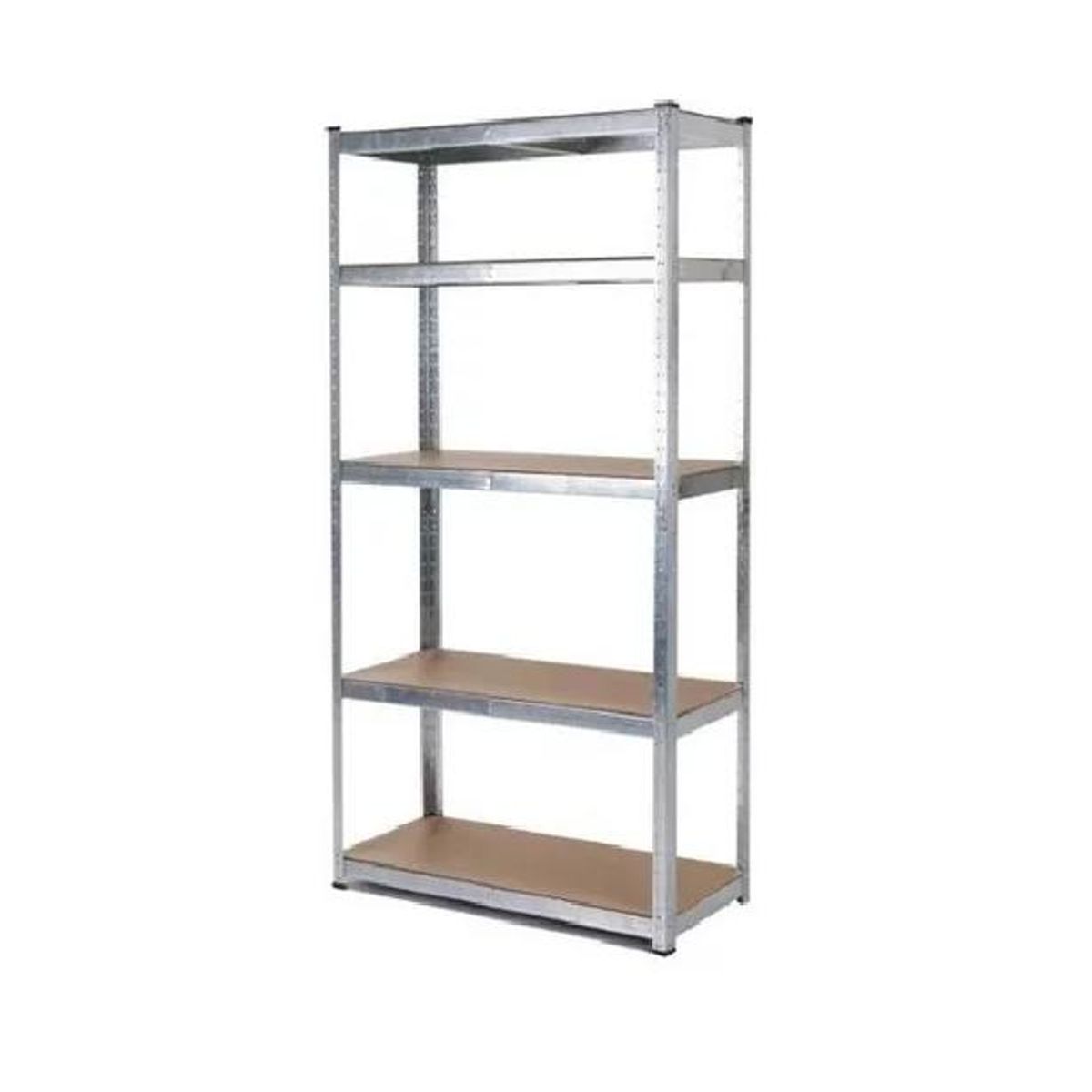 GENERICO - Estante Rack Metálico 180x90x40cm Galvanizado Imsi Home Color Plateado