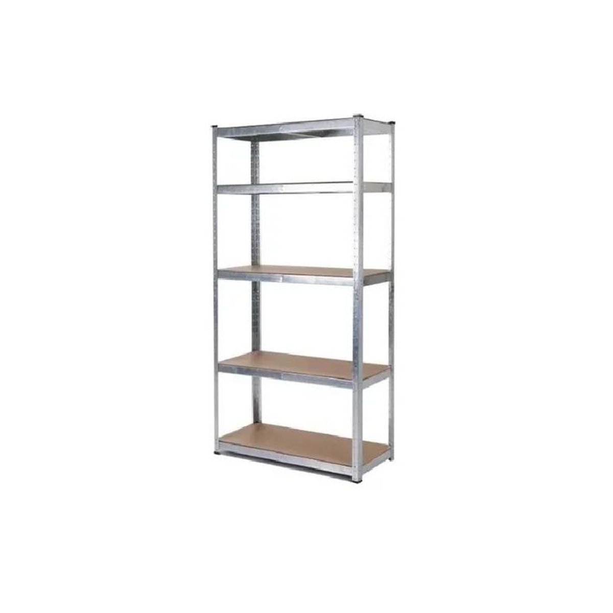 GENERICO - Estante Rack Metálico 180x90x40cm Galvanizado Imsi Home Color Plateado