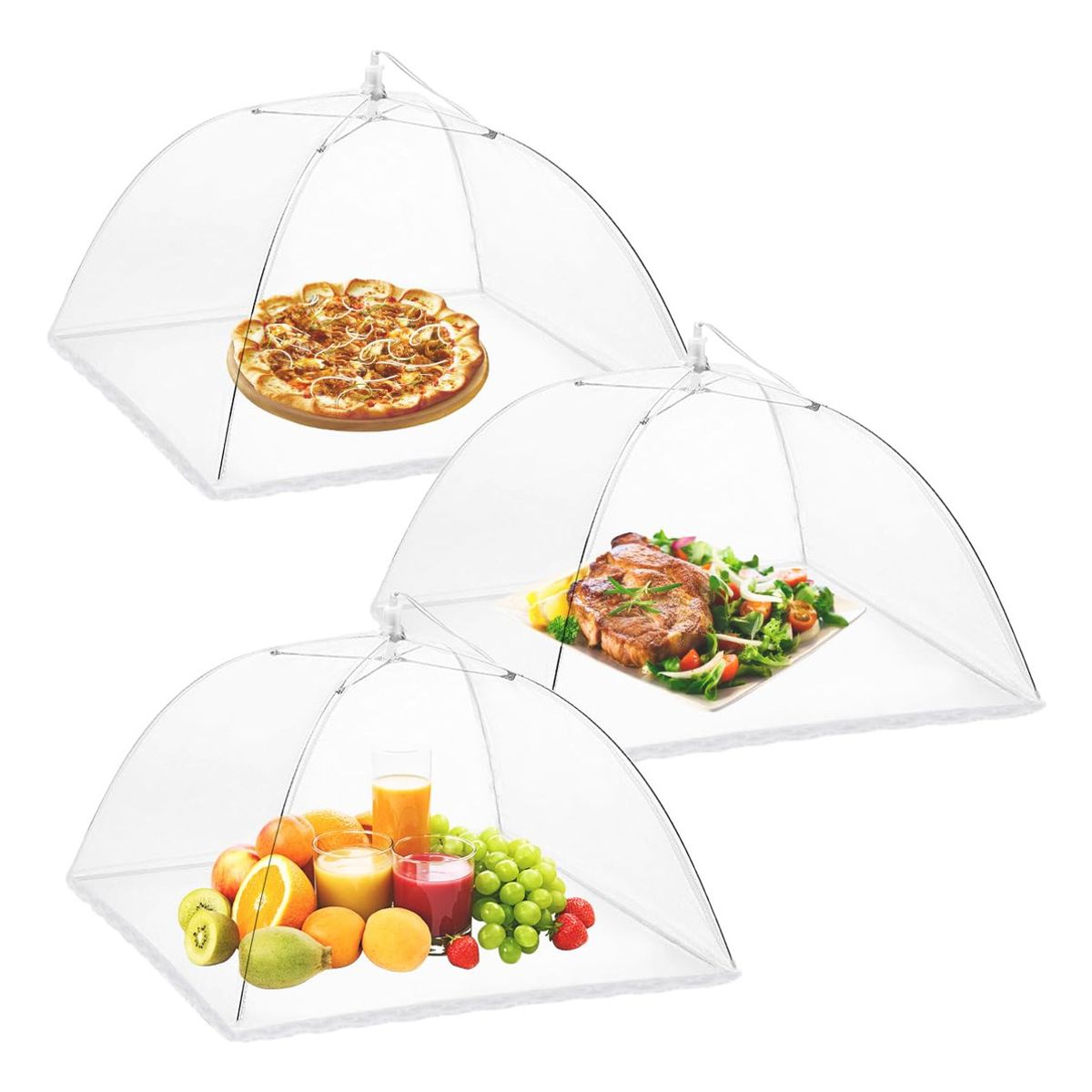 GENERICO - 43x20cm Cubierta De Mosca Para Comida Para Hogar