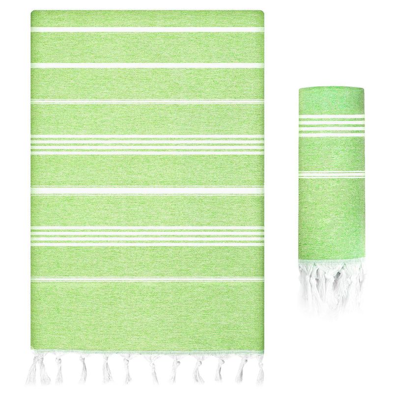 GENERICO - Verde Toallas De Playa Turcas De 180x90cm Para Playa Baño