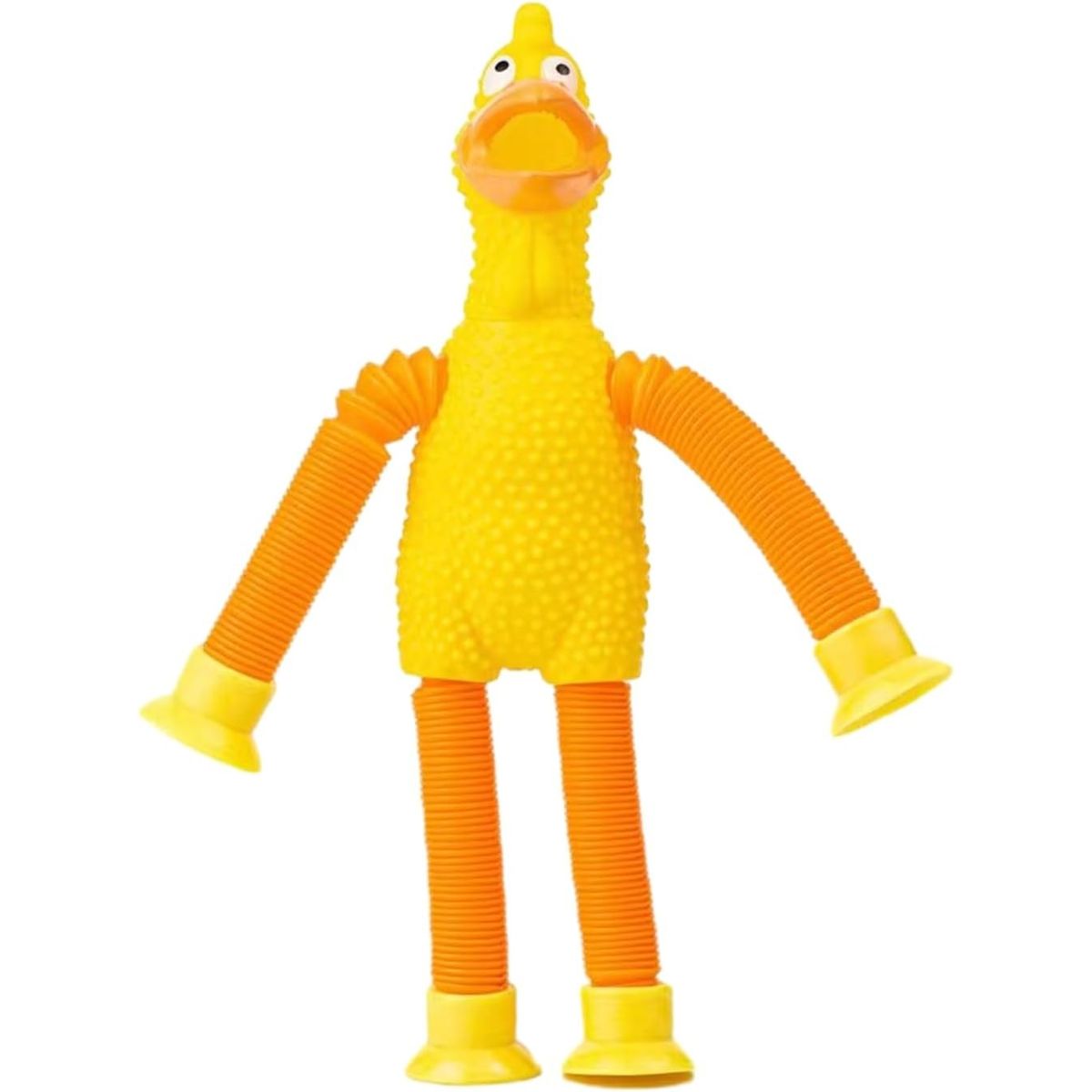 GENERICO - Pollo Chillón Estirable Con Luz Led Telescópico Para Niños