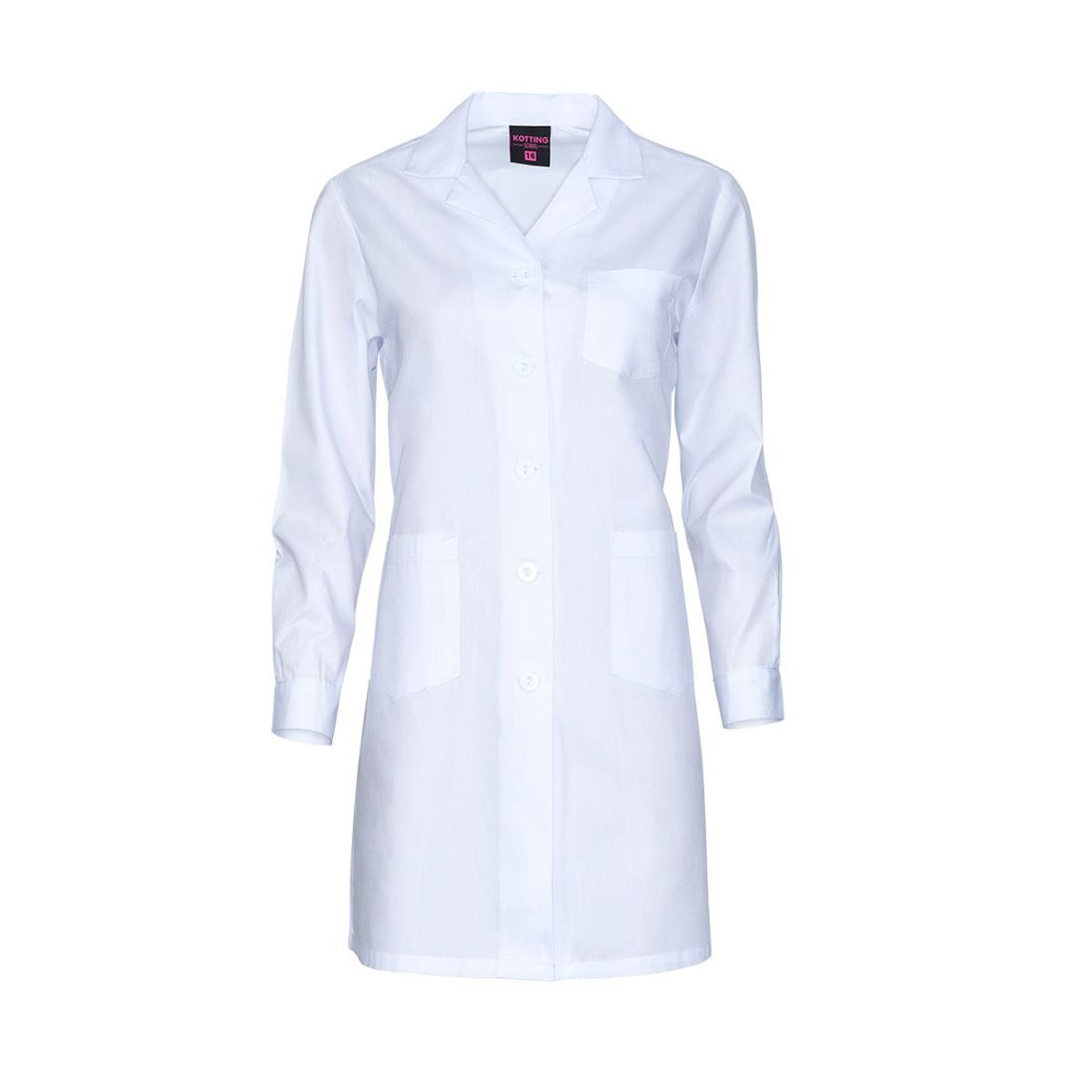 KOTTING - Delantal Blanco Escolar Mujer