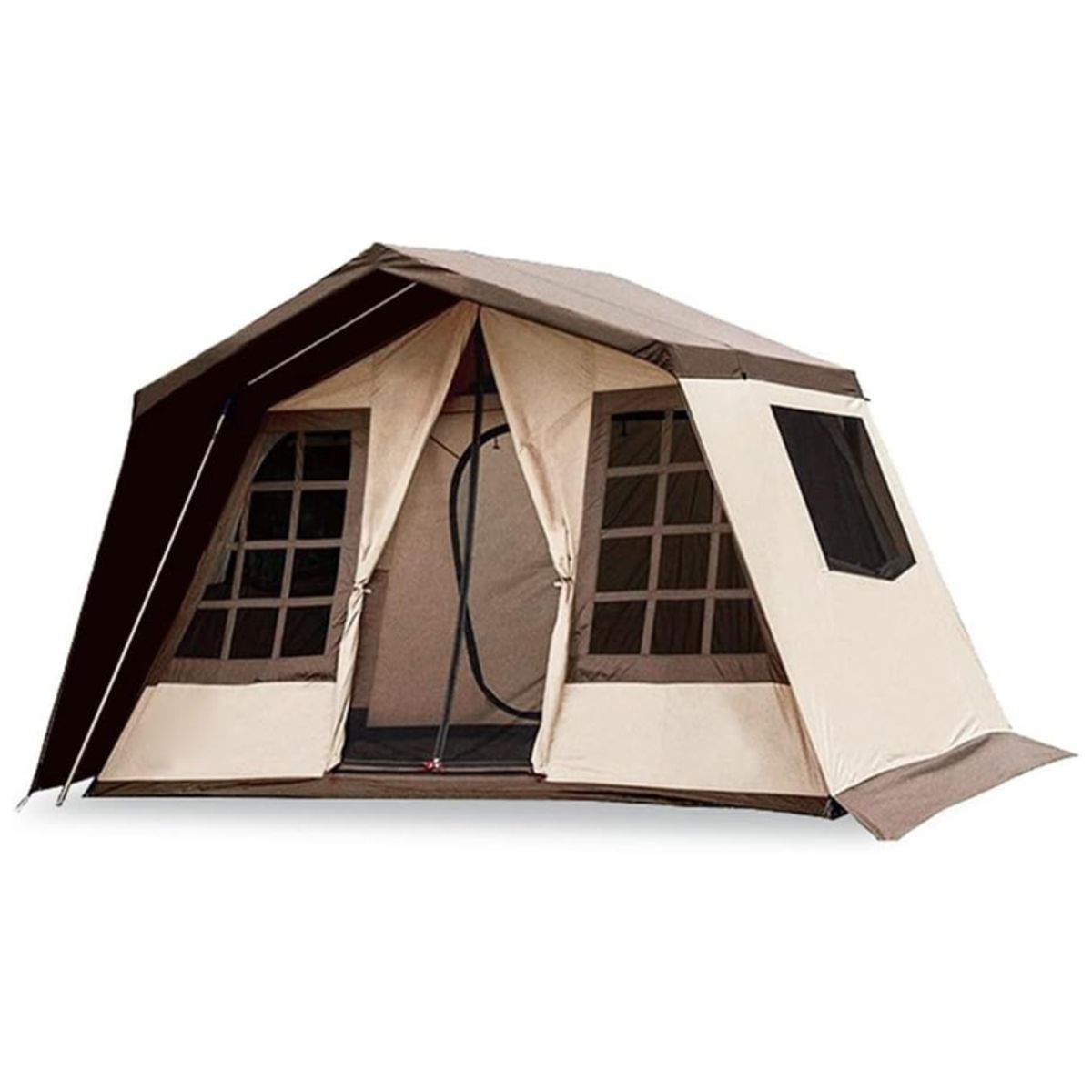 GENERICO - Carpa camping tipo cabaña 310x260x210 Beige Bighouse