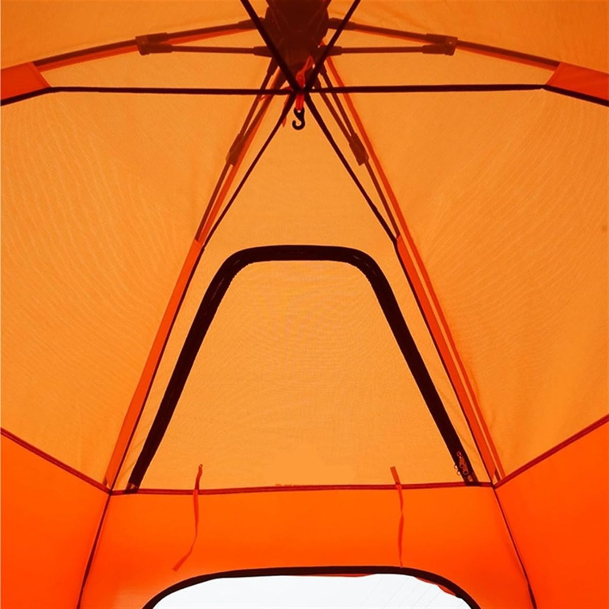 GENERICO - Carpa camping 4 personas automática Hexagonal Bighouse