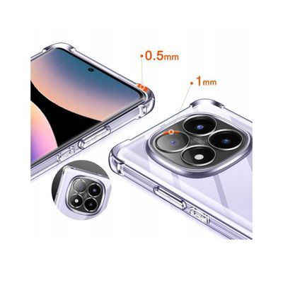 Imagen 2 del producto Carcasas Transparente Reforzado Para Xiaomi Note 14 Pro+ Plus