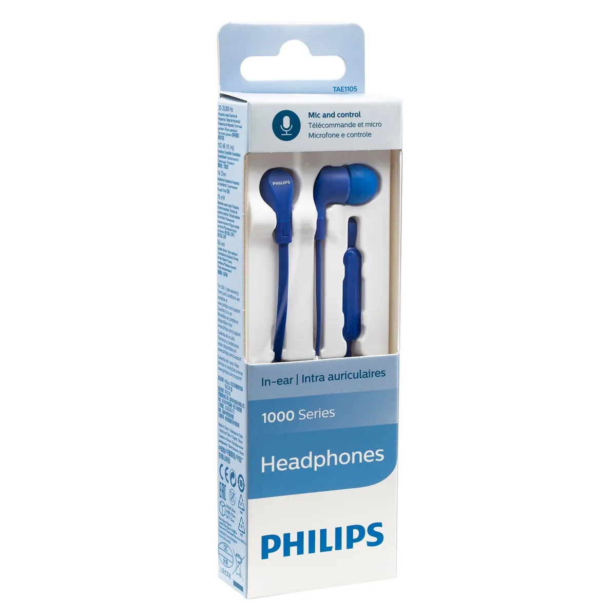 PHILIPS - TAE110BL AUDIFONO PHILIPS MANOS LIBRES AZUL