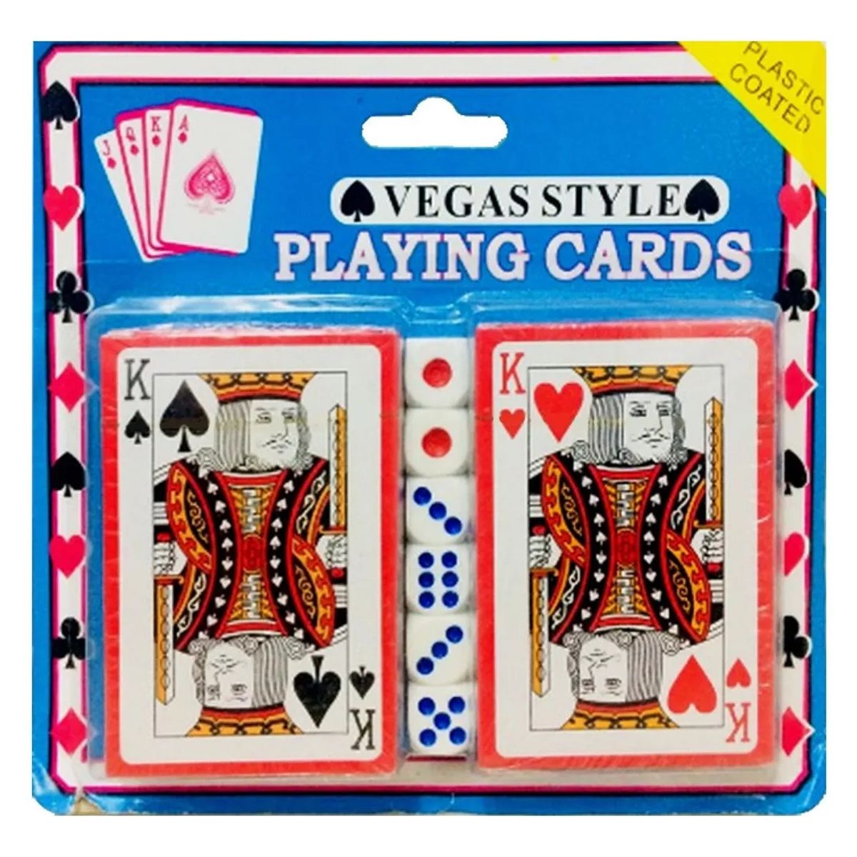 GENERICO - Juegos De Cartas Con Dados Pack De 2 Mazos De Cartas