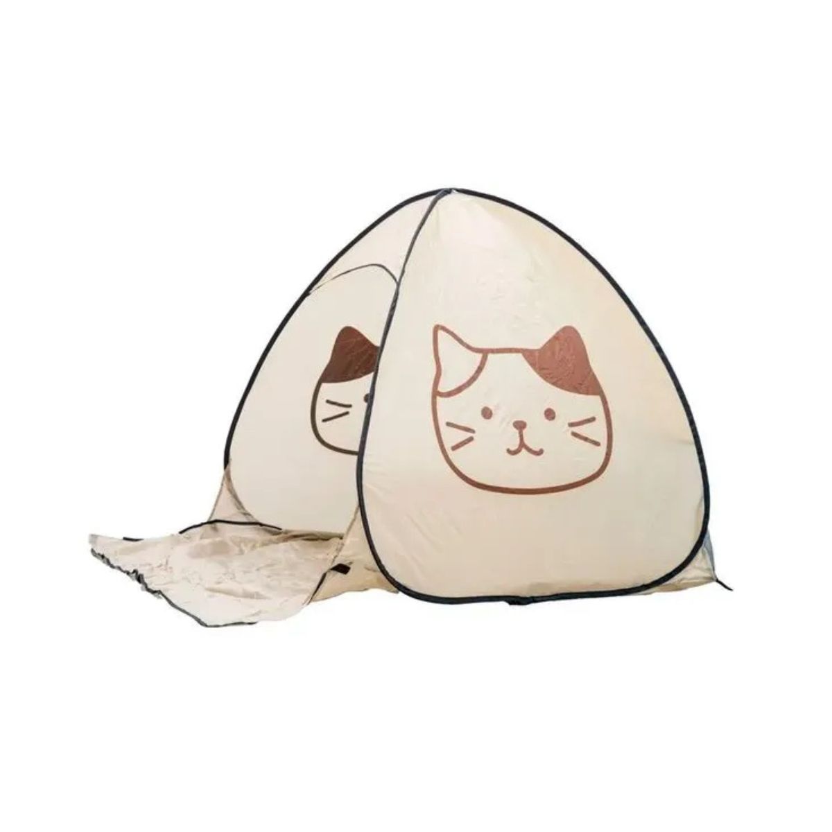 GENERICO - Paraviento Beige gato 148x165x110cm Bighouse