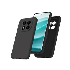 GENERICO - Carcasa Funda Color Para Xiaomi Redmi Note 14 Pro+ plus - Negro