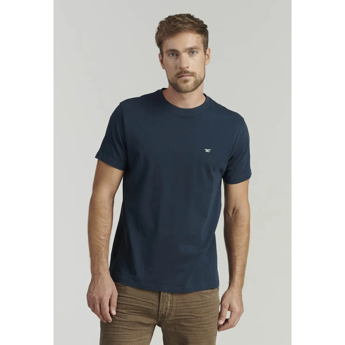 FEROUCH - Polera Básica  Maine Fr Azul Ferouch