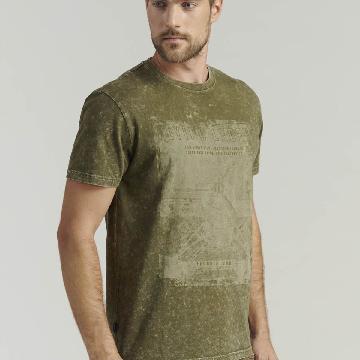 FEROUCH - Polera Boston Fjs Verde Ferouch