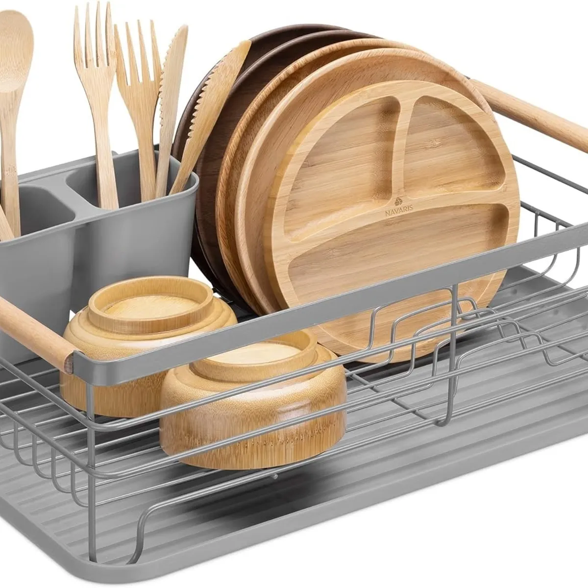 WAKESHOME - Escurridor De Platos Secador De Loza Organizador De Cocina