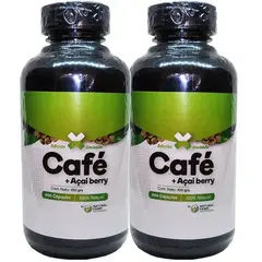 NATURAL FARM - Cafe Verde + Acai Nf 400 Capsulas 2x200 Caps. Reductor