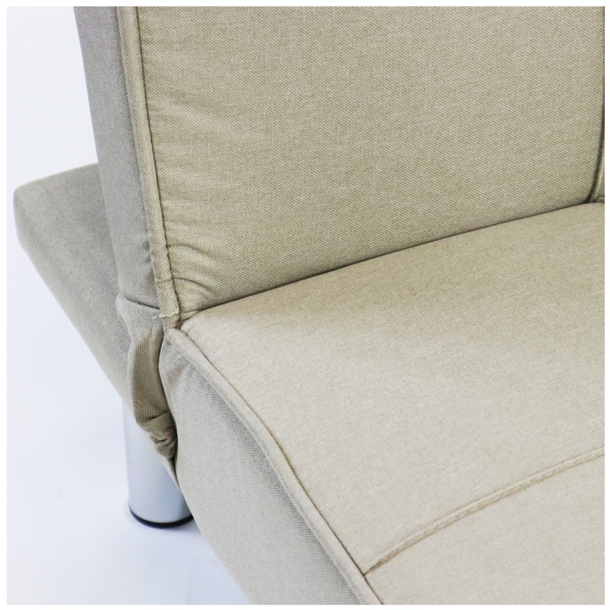 NOVAHUS - Futón Foster Beige 167x76x80 cm