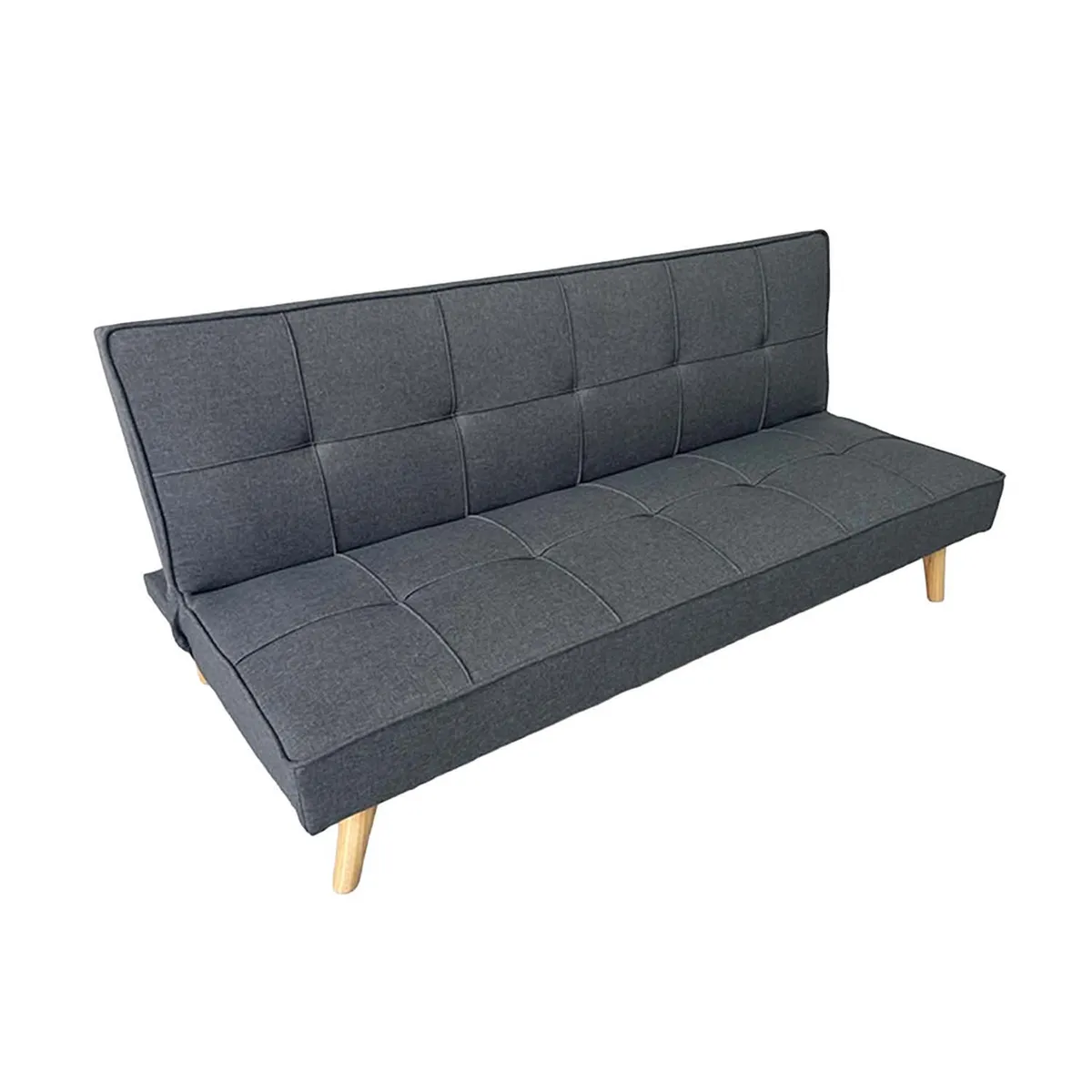 NOVAHUS - Futón Foster Gris Oscuro 167x76x80 cm